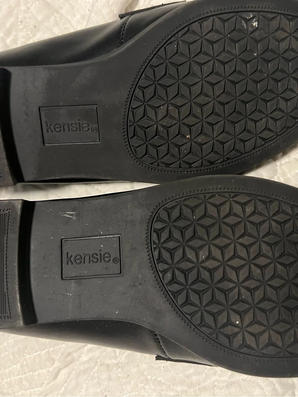 Kensie Black Classic Penny Loafers